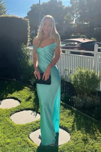 Off The Shoulder Satin Prom Dresses for Women Pleated Backless Long Formal Evening Party Gown3