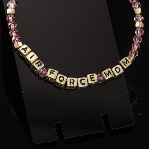 Kivosliviz Military Mom Bracelet Gifts for Women Air Force Jewelry Air Force Mom Gift2