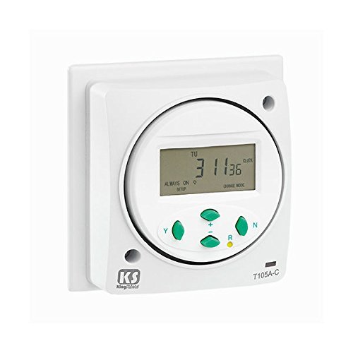 Greenbrook T105A-C Electronic Socket Box Mounted Time Switch - 7 Day