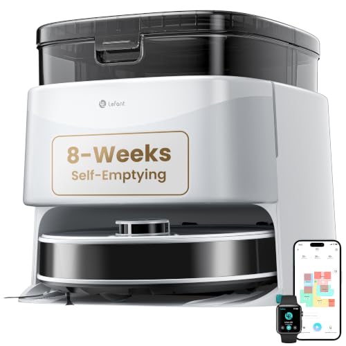 Lefant Robot Vacuum and Mop, 12000Pa Suction, Multifunctional Dock with Hot Water Self-Cleaning $174.99 AC - image 1