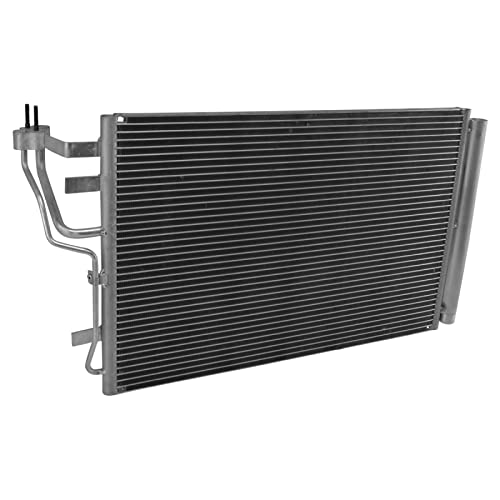 Image of TRQ A /C Condenser and Receiver Drier Assembly Compatible with 2007-10 Hyundai Elantra 2011-12 Elantra L4 2.0L