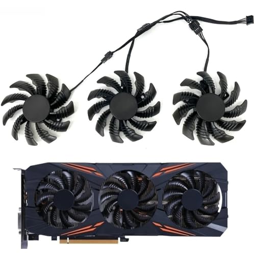 75MM T128010SU PLD08010S12HH Cooling Fan for Gigabyte AORUS GTX 1080 1070 Ti 1060 G1 Gaming Graphics Card Cooler Fan