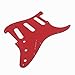 Custom Guitar Pickguard Fits Stratocaster strat Standard 11 Hole, 3 Ply Dark Red