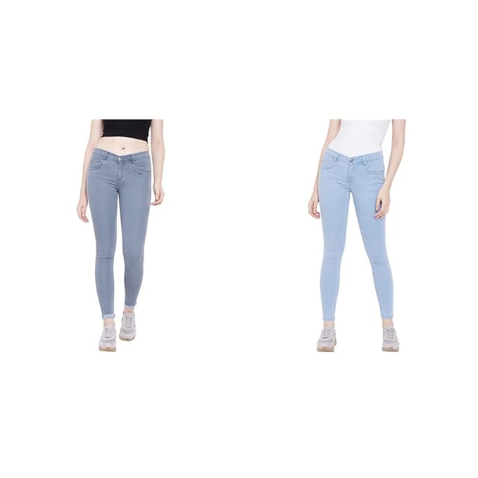 Women's Slim (Jean_PLN_Gry_Grey_32) Women's Slim (Jean_PLN_ICE_Sky Blue_32)