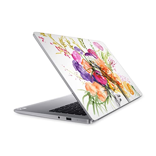 Autocollant pour Mi Notebook 14 (2020) floral pour personnaliser son espace de travail