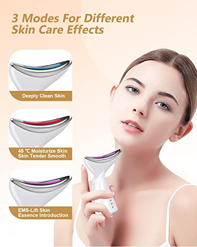 BOFAX Massageador Facial para Cuidados com A Pele, Rosto, Pescoço, Beleza, Dispositivo, Lifting de P