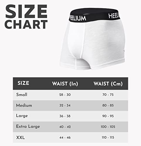 Image of HEELIUM Bamboo Underwear Trunk for Men | 3X Softer Than Cotton & Odour Free | Stretchy Fabric & Durable Waistband