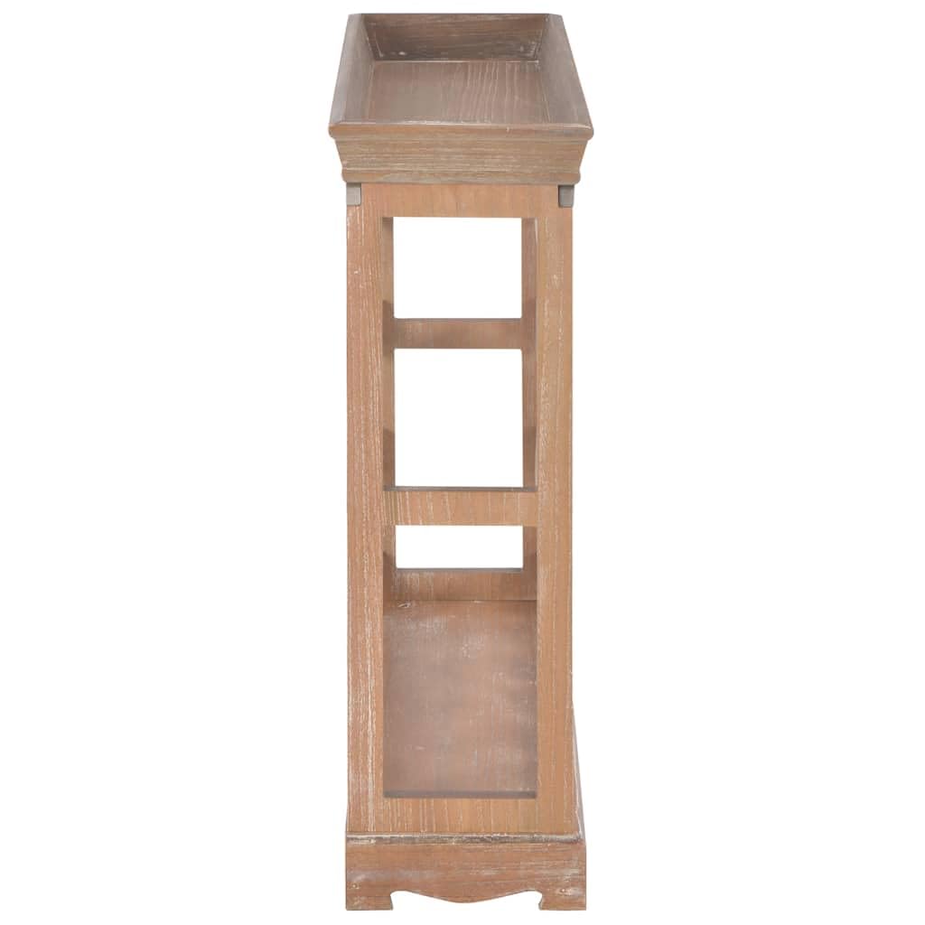 Cantinetta per vino marrone in MDF, 70 x 22,5 x 70,5 cm, con 4 ripiani per 24 bottiglie, autoportante, montaggio a parete, ideale come portabottiglie