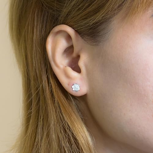 Boma Jewelry Sterling Silver Buttercup Flower Stud Earrings2