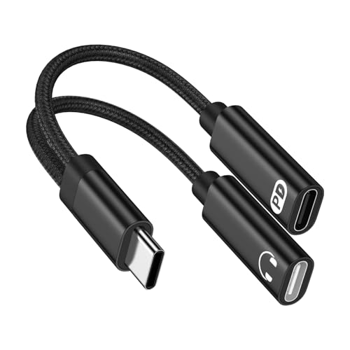 USB C�X�v���b�^�[�A�_�v�^�[ Google Pixel 10 Pro Fold/10 Pro XL/9A/8/7/6,2 in1�^�C�vUSBC�I�[�f�B�I�w�b�h�z���A�_�v�^�[ PD 60W�����[�d�h���O���P�[�u���t�� Samsung Galaxy S25
