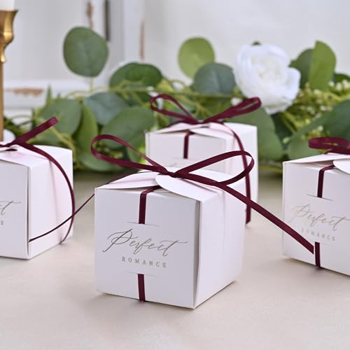 Image of Double Face Wine Red Satin Thin Ribbon 1 /8 inch X 50 Yards Polyester Wine Red Ribbon for Gift Wrapping Very Suitable for Weddings Party Hair Bow Invitation Decorations and More
