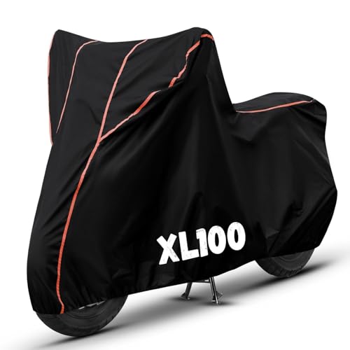 Image of Bike Cover for XL100 100% Waterproof, Dustproof & Scratch Resistant| Fully Bottom Elastic UV Resistant Heavy Duty Body Cover | All Weather Outdoor Use