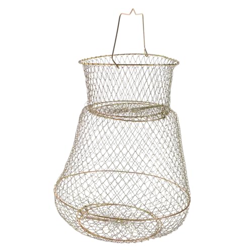 Filet de pêche métallique rigide ULTECHNOVO : panier à poisson résistant 40cm