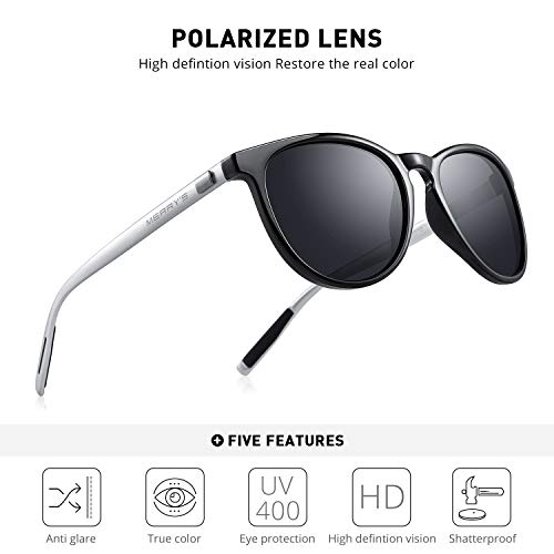 Image of MERRY'S Unisex Polarized Aluminum Sunglasses Vintage Sun Glasses For Men /Women S8286
