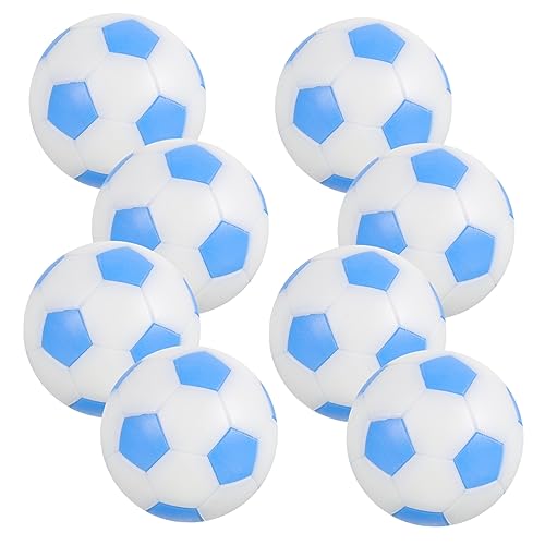 GALPADA 8pcs Table Football Accessories Hover Mini Soccer Ball Foosball Table Football Balls Foosball Tabletop Small Mini Soccer Tabletop Foosballs Plastic