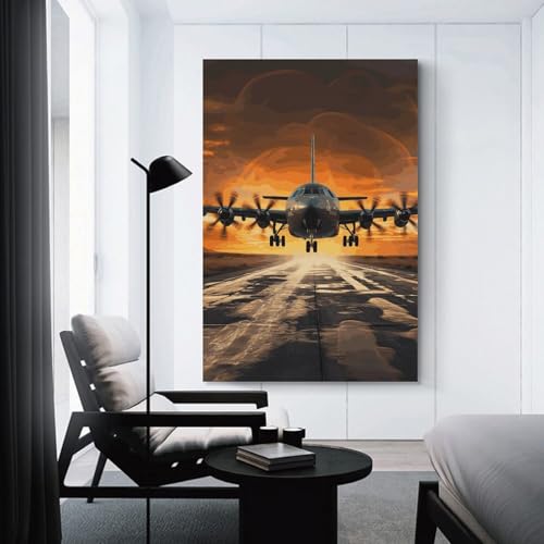 Tableau avion militaire : la solution pour personnaliser un mur de chambre vide - 3