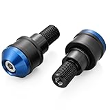 デイトナ(Daytona) バーエンド バイク ヤマハ(M16)用 ミドルウェイト アルミビレット ハイディッシュ ブルー 49254