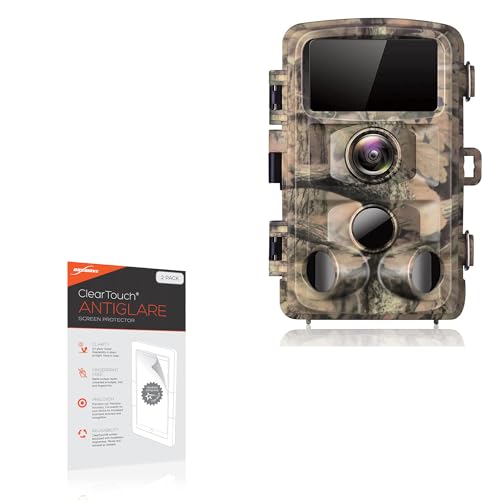 BoxWave Screen Protector Compatible with CamPark CE15 (4.3 in) - ClearTouch Anti-Glare (2-Pack), Anti-Fingerprint Matte Film Skin