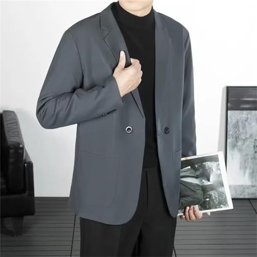 Men's Thin Breathable Blazers Jackets Business Casual Suits Coats3