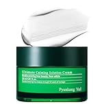 [PKY] Pyunkang Yul Ultimate Calming Solution Cream for Sensitive Skin with Patented Ingredients, Moisturizer Intensely Calms & Soothes Redness with Cica & Tea Tree, Korean Skincare (1.01 Fl. Oz, 30ml)
