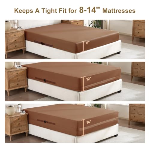 Fitted Sheet Only Queen with Dual Straps and Buckles 1000 Thread Count - image 6