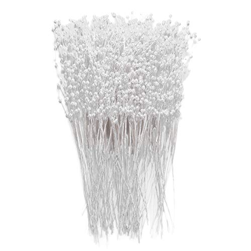 ZJJZGYXINTAI 60 Pieces Pearl Stick Stems Bouquets...
