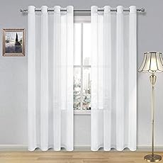 Image of DWCN White Sheer Curtains. Brand catalog list of DWCN. 