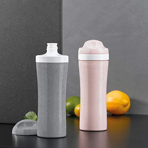 Koziol OASE Water Bottle, Organic Grey, 425 ml - Image 3