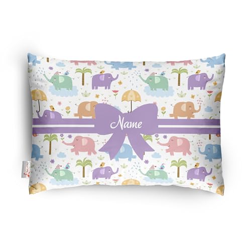 Image of Personalised Premium Baby Pillow - Super Soft Cotton Cushion for Kids (1 Month-5 Years), Cute Cartoon & Animal Prints, Neck Support, Head Shaping Pillow for Baby Sleep & Bedtime Comfort