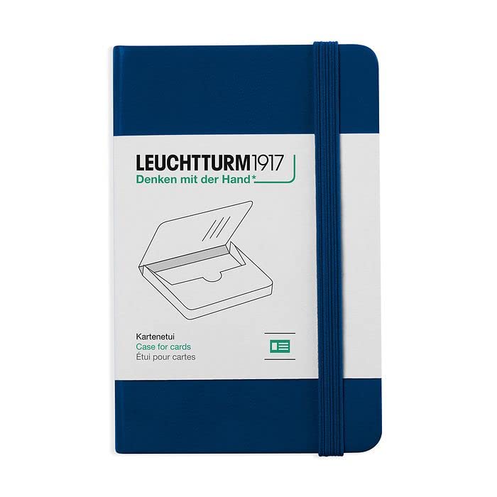 LEUCHTTURM1917 364421 Kartenetui 65 x 100 x 15 mm Marine