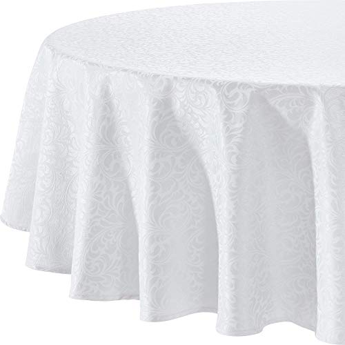 Erwin Müller Tischwäsche, Tischdecke Uni, Serie Hamm weiß Größe rund:...
