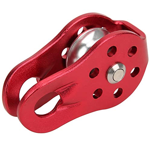 Polia de escalada de metal ao ar livre, polia única de escalada, recreação para esportes industriais