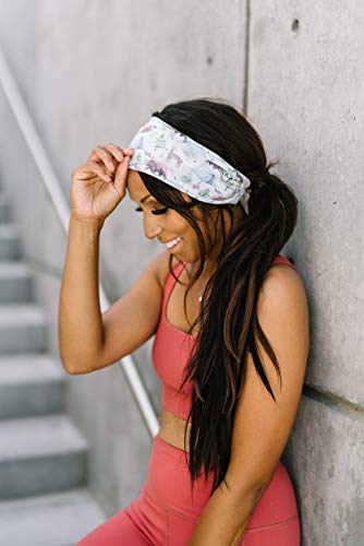 Image of Maven Thread Wide Workout Headbands for Women - Non-Slip Sweatbands for Gym, Running & Yoga