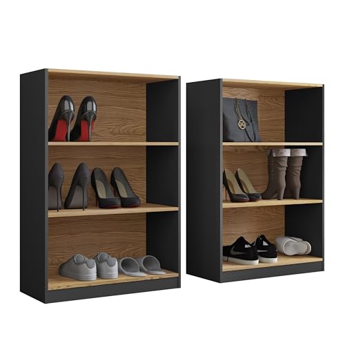 Genérico Organizador Livreiro Padrão Moderno com 1 Prateleira para Sala, Escritório, Quarto, Cozinha