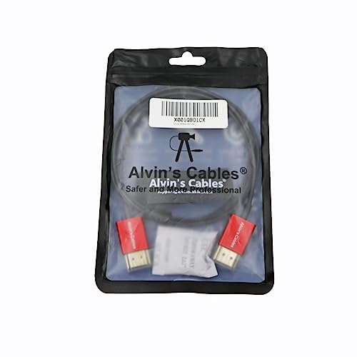 Alvin's Cables 8K HDMI 2.1 Cable 48Gbps High-Speed Ultra-Thin HDMI Cable for Atomos Ninja-V 4K-60P 6K-Record, Z-CAM - Image 4