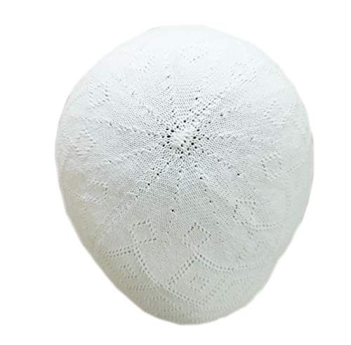 Image of Men's Cotton Prayer Cap (FAFETRADERS0021 White Free Size)