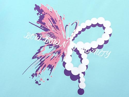 Image of Stylish Graffiti /Butterfly /Tropical Crop Top for Little & Big Girls - Cool Summer T-Shirt Clothes Size 6-18