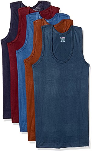 LUX VENUS Men's Solid Regular Fit Vest (Color & Print May Vary)