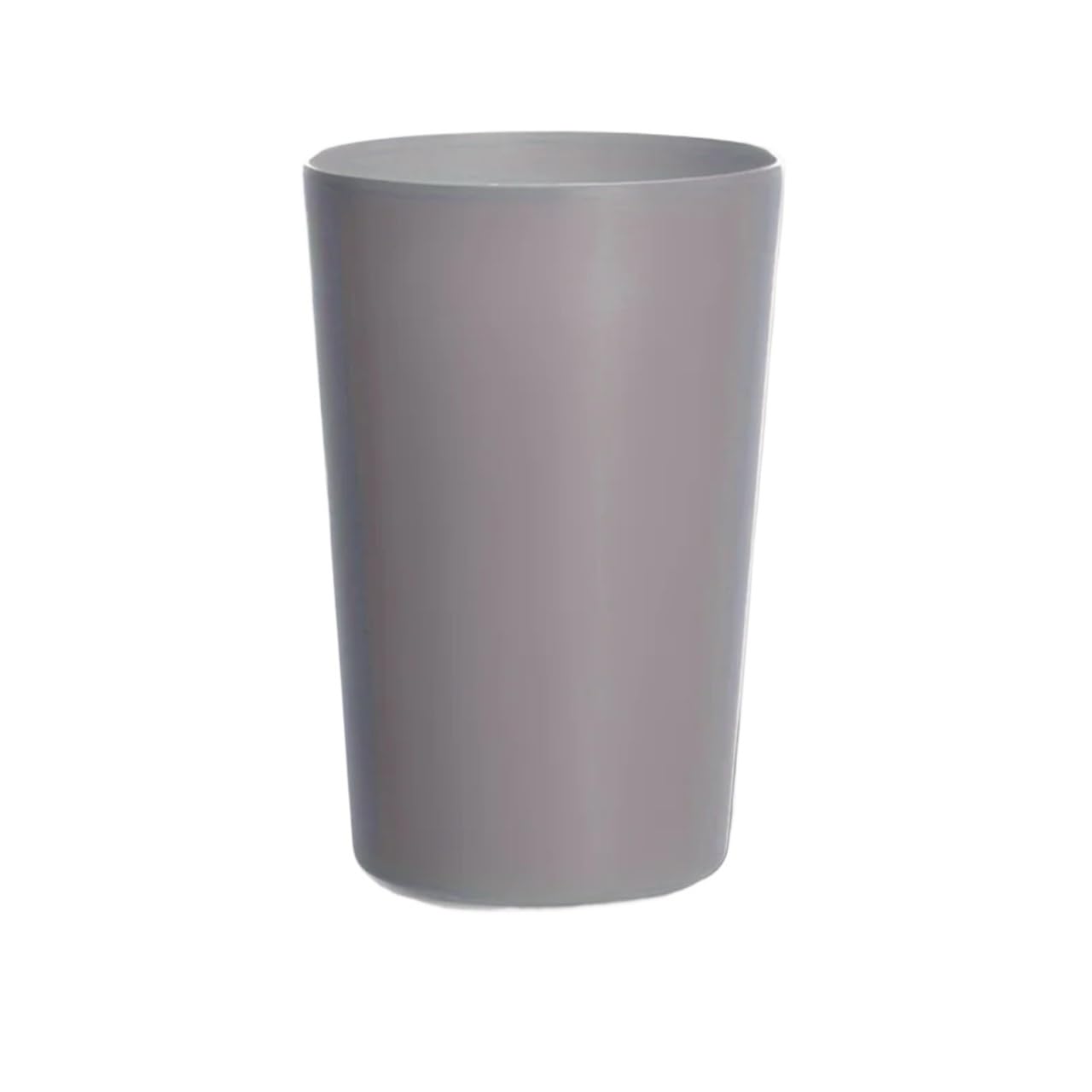 Porta Cepillos Taza for Enjuague bucal de Color sólido, Vaso Simple for Cepillo de Dientes, Vaso for Enjuague bucal de plástico, Accesorio de baño, 3 uds.(Grey)