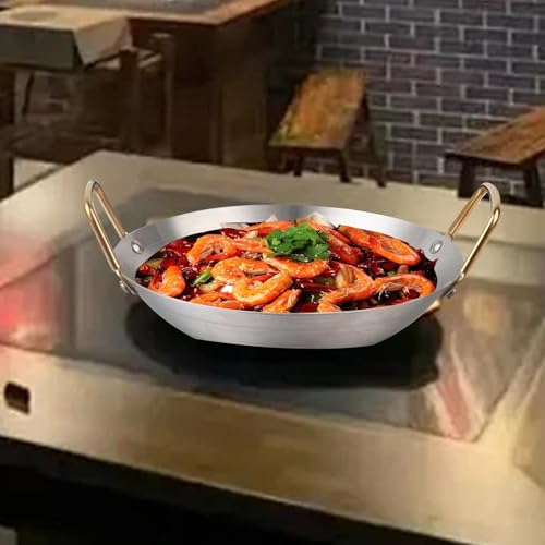 Wok de Acero Inoxidable 32cm para Cocina miniatura 7