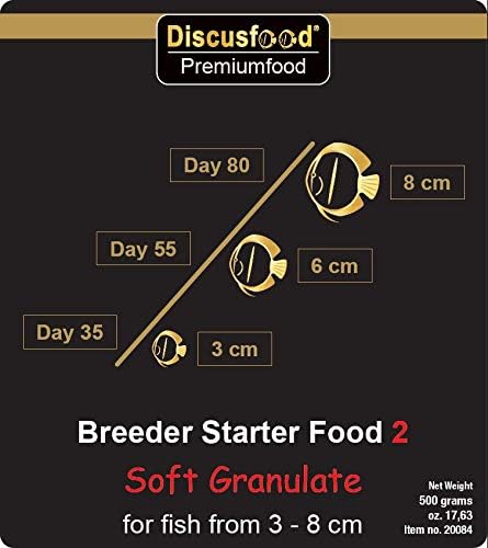 Discusfood Breeder Starter Food 2 - Soft Granule - 500g - Premium Fish Food - for Fish 3-8 cm — view 2