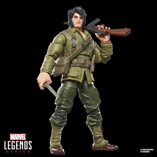 Marvel Legends Serisi Wolverine (İkinci Dünya Savaşı Logan), X-Men Comics Koleksiyon 15,5 cm Ölçekli Aksiyon