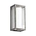 Quorum International Maestro 6" 3-LT Outdoor Wall Lantern - Weathered Zinc - 9717-6-37