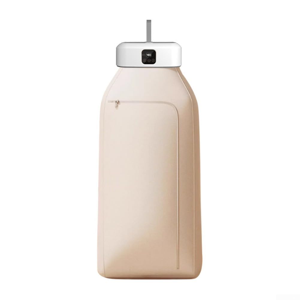 HpLive Mini secadora, secadora portátil de 600 W con temporizador de 1-8H, control de tiempo inteligente, mando a distancia plegable para el hogar, secadora pequeña