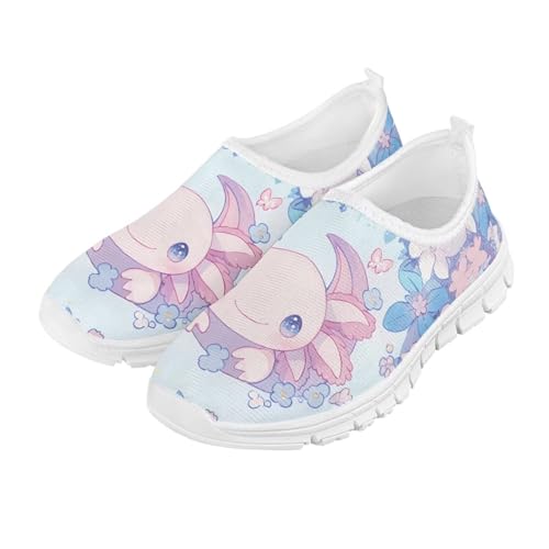 Slip On Sneakers for Child Loafers Non Slip Shoes Low Top Breathable Mesh Casual Hiking Shoes Toddlers Black US 11-15