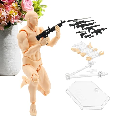 Figurines articulées mobiles, figurine articulée Stop Motion, petite figureModèle pour étagères, table, figurine portable pour croquis