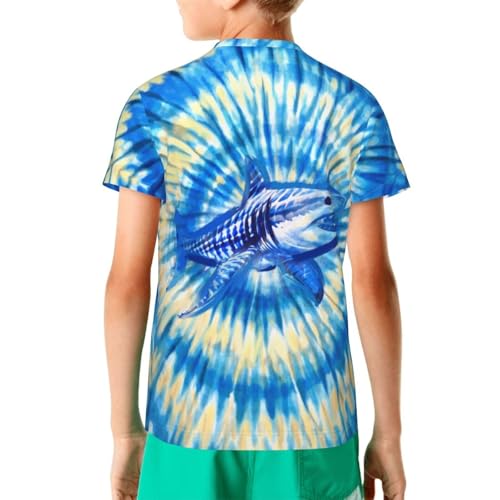 Tie Dye T-Shirts for Kids - Soft Breathable Short Sleeve Tee for Boys & Girls, Hippie Style Summer Top Casual Youth Tops3