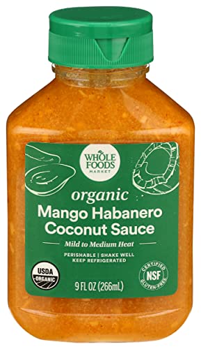 365 by Whole Foods Market, Sauce Mango Coconut Organic, 9 Ounce