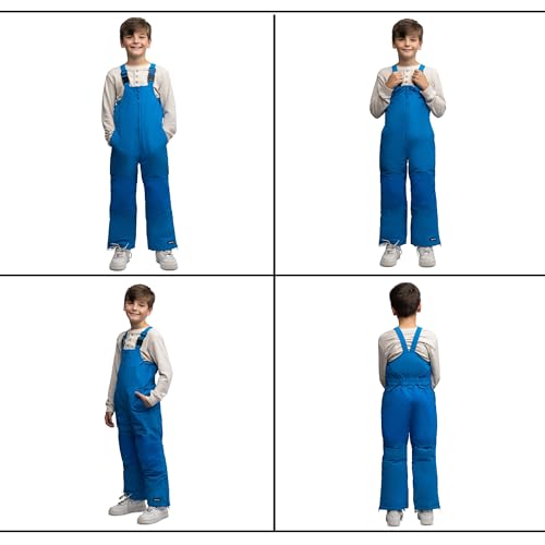 Image of Lands' End Boys Squall Waterproof Iron Knee Bib Snow Pants
