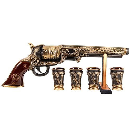 Military Army Gift Barware DECANTER for vodka whiskey brandy alcohol Bottle like GUN COLT_Warrior's Decanters